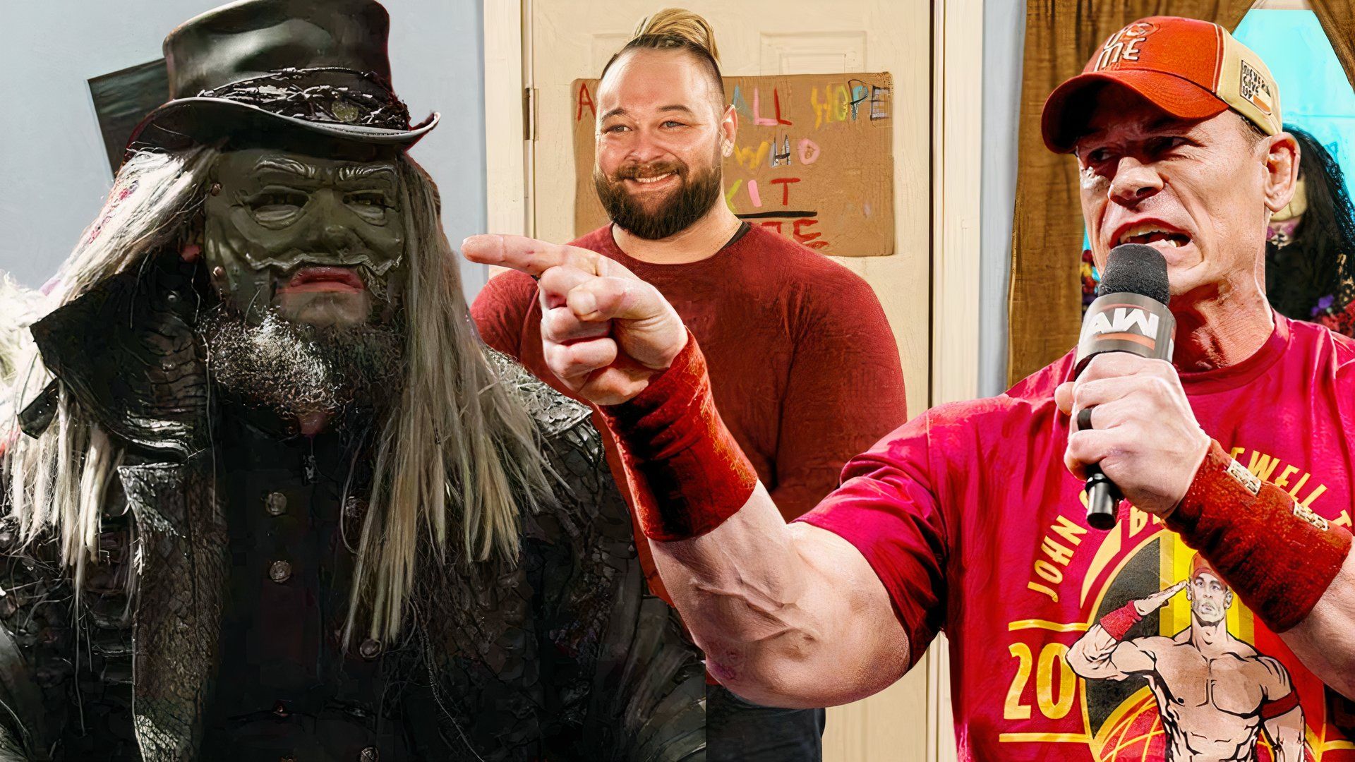 John Cena Uncle Howdy and Bray Wyatt featured image