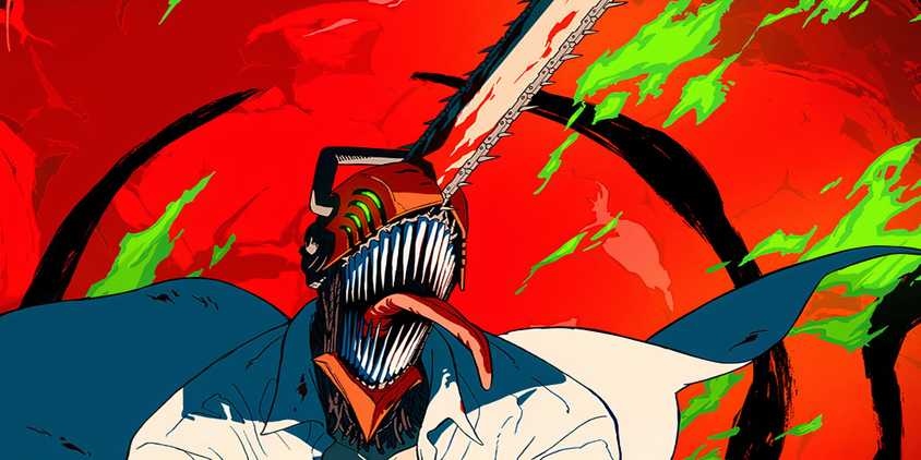 Key visual for the Chainsa Man movie