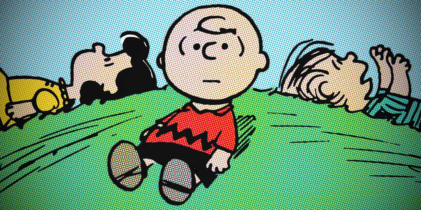 Charlie Brown in Essential Peanuts Art with Linus and Lucy