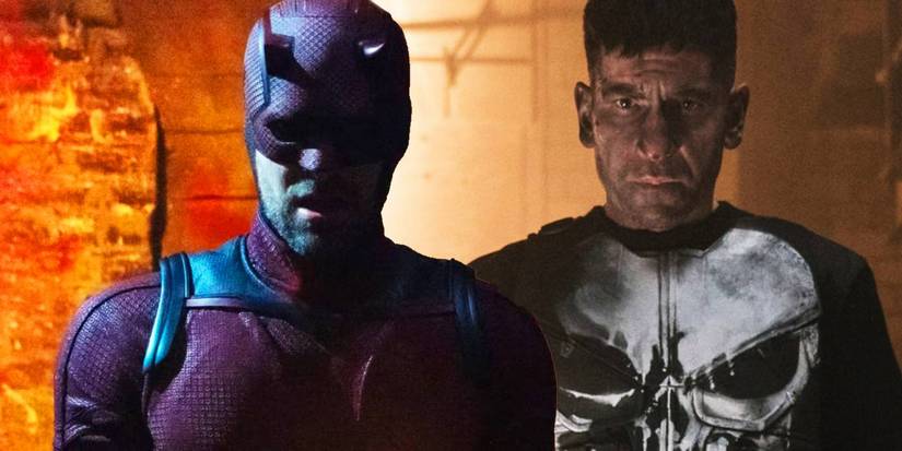 Charlie Cox as Daredevil and Jon Bernthal as Punisher in Daredevil_ Born Again