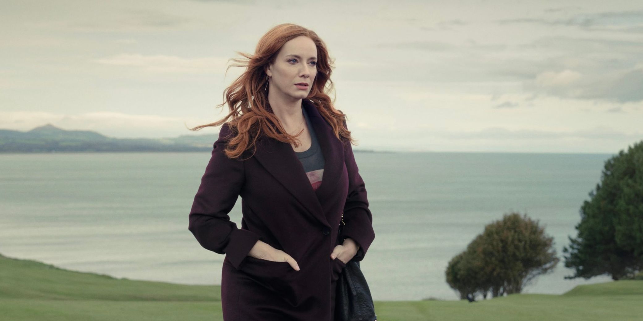 Christina Hendricks on the Irish coast in Small Town Big Story