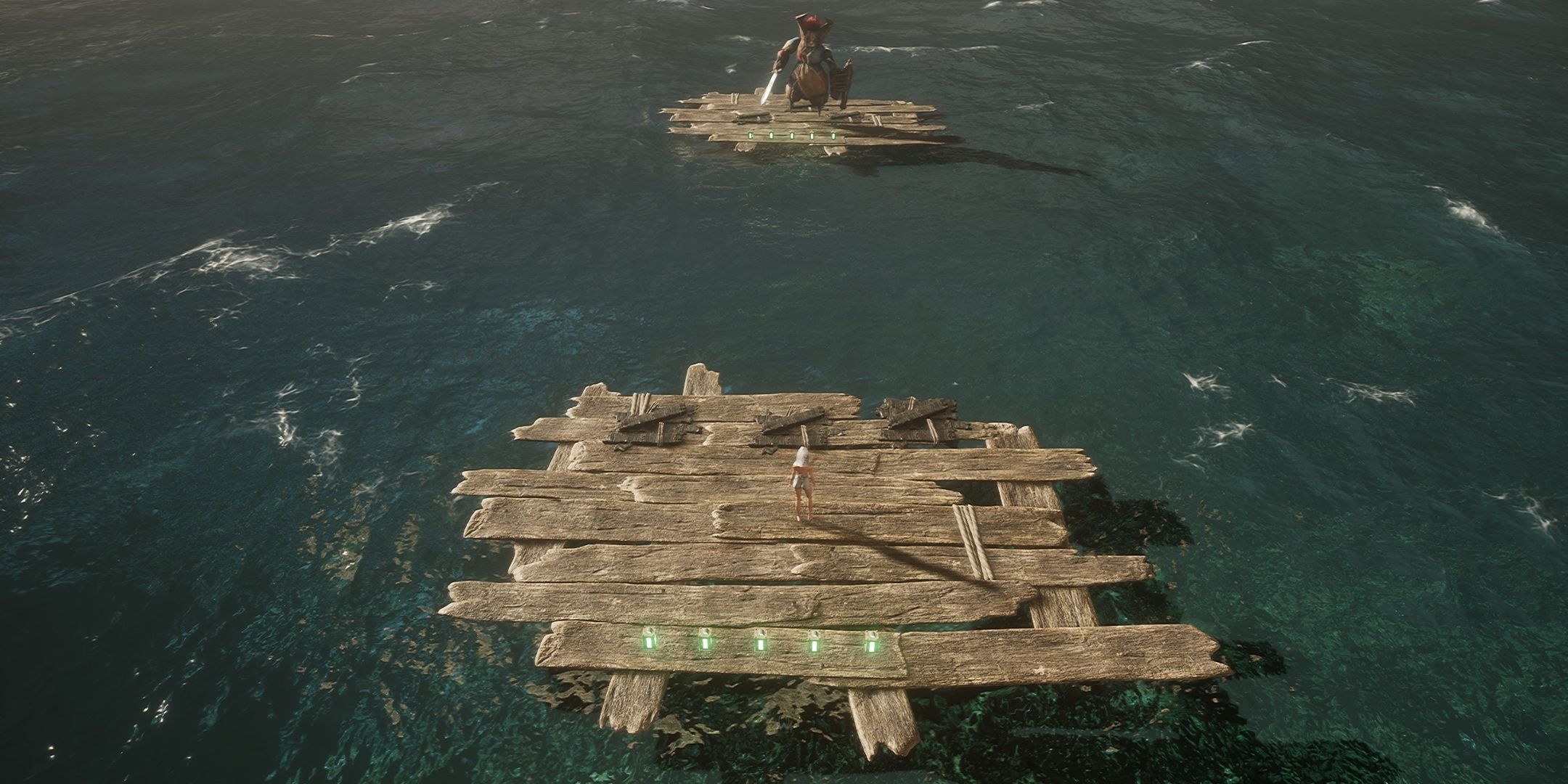 Clair Obscur Gestral Beach 2 volleyball raft game