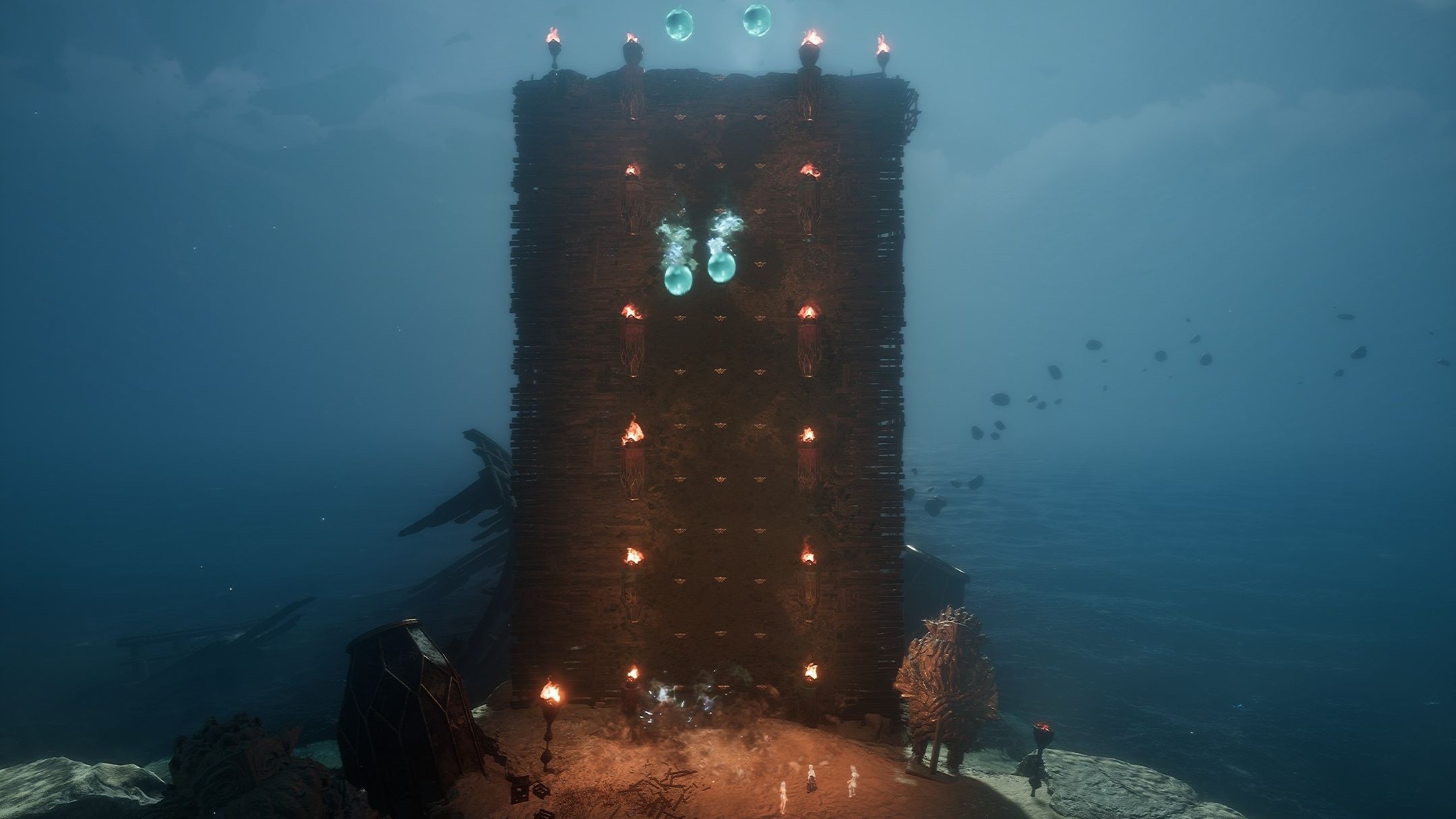 Clair Obscur Gestral Beach 4 climbing wall mini-game