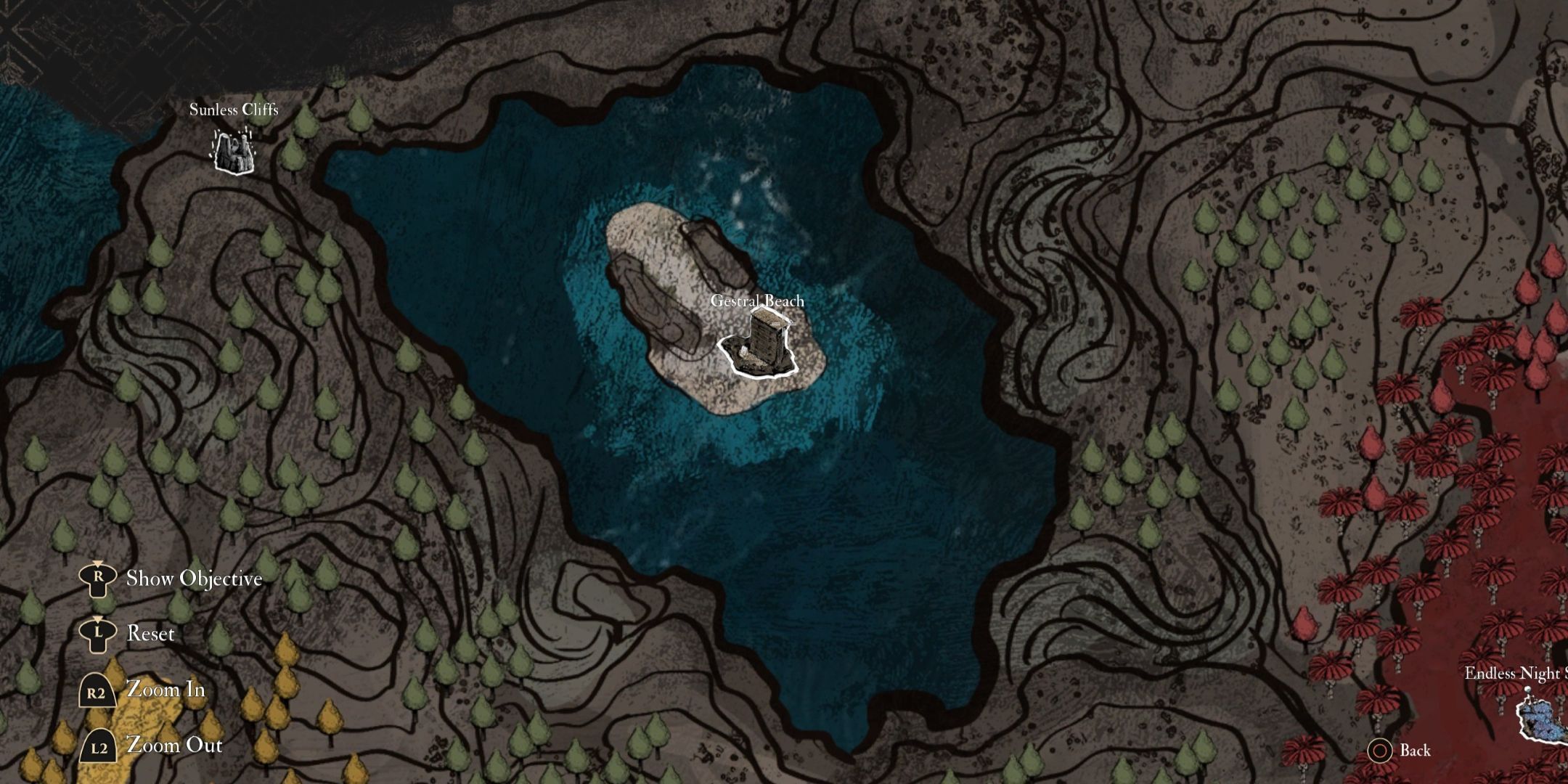 Clair Obscur Gestral Beach Location 4 Map