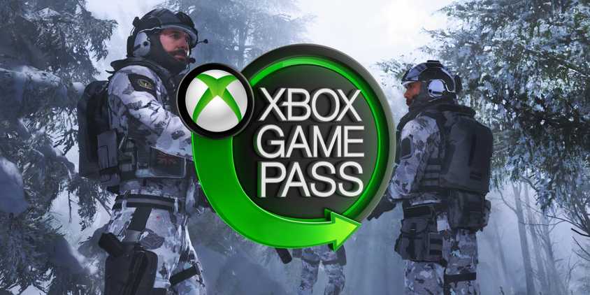 CoD Warzone Soldiers With Xbox Game Pass logo