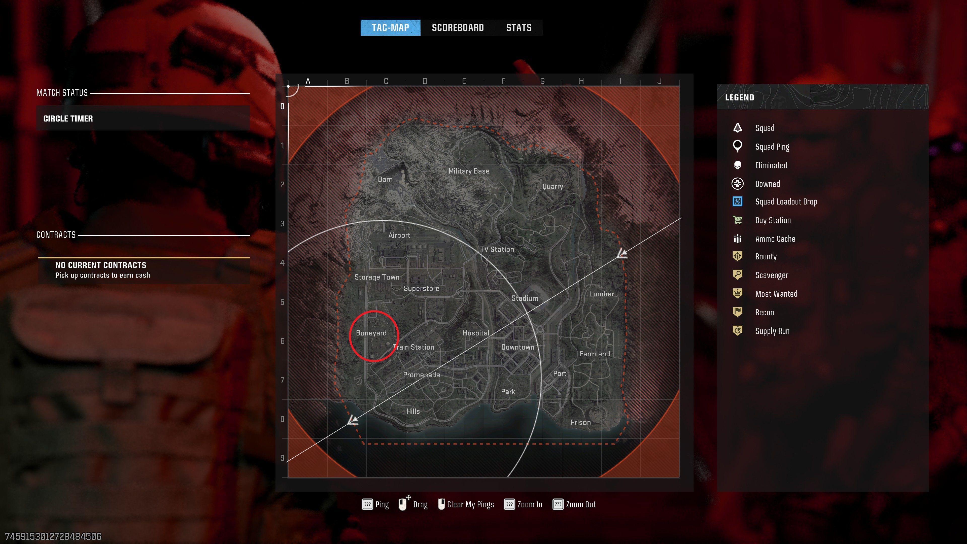Boneyard Drop Location