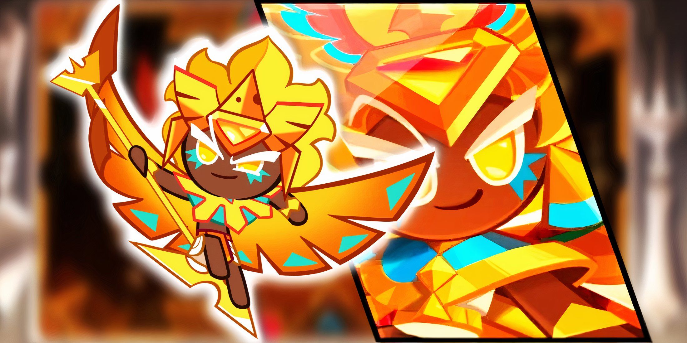 Cookie Run Kingdom Awakened Immortal Golden Cheese Cookie Arena Portrait and Normal Sprite