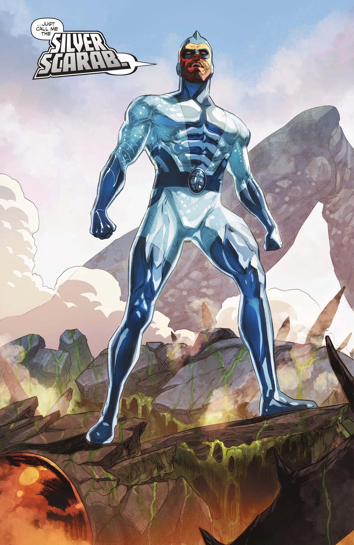 Dan Garrett is the Silver Scarab DC