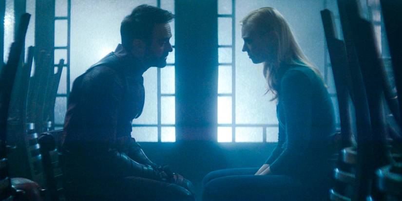 Matt Murdock and Karen Page having a conversation in Daredevil: Born Again Season 1 Ep 9