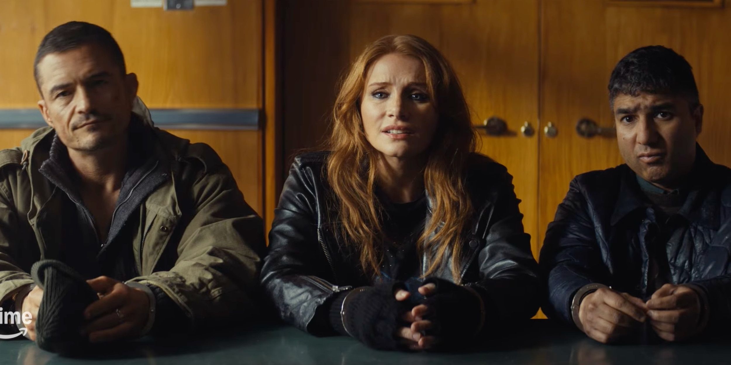Deep Cover lead cast Bryce Dallas Howard, Orlando Bloom, and Nick Mohammed 