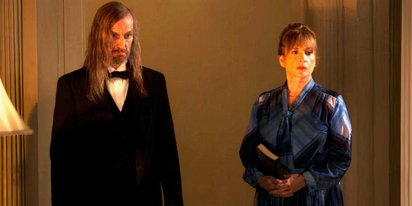 Denis O&rsquo;Hare and Patti LuPone in American Horror Story Coven The Replacements