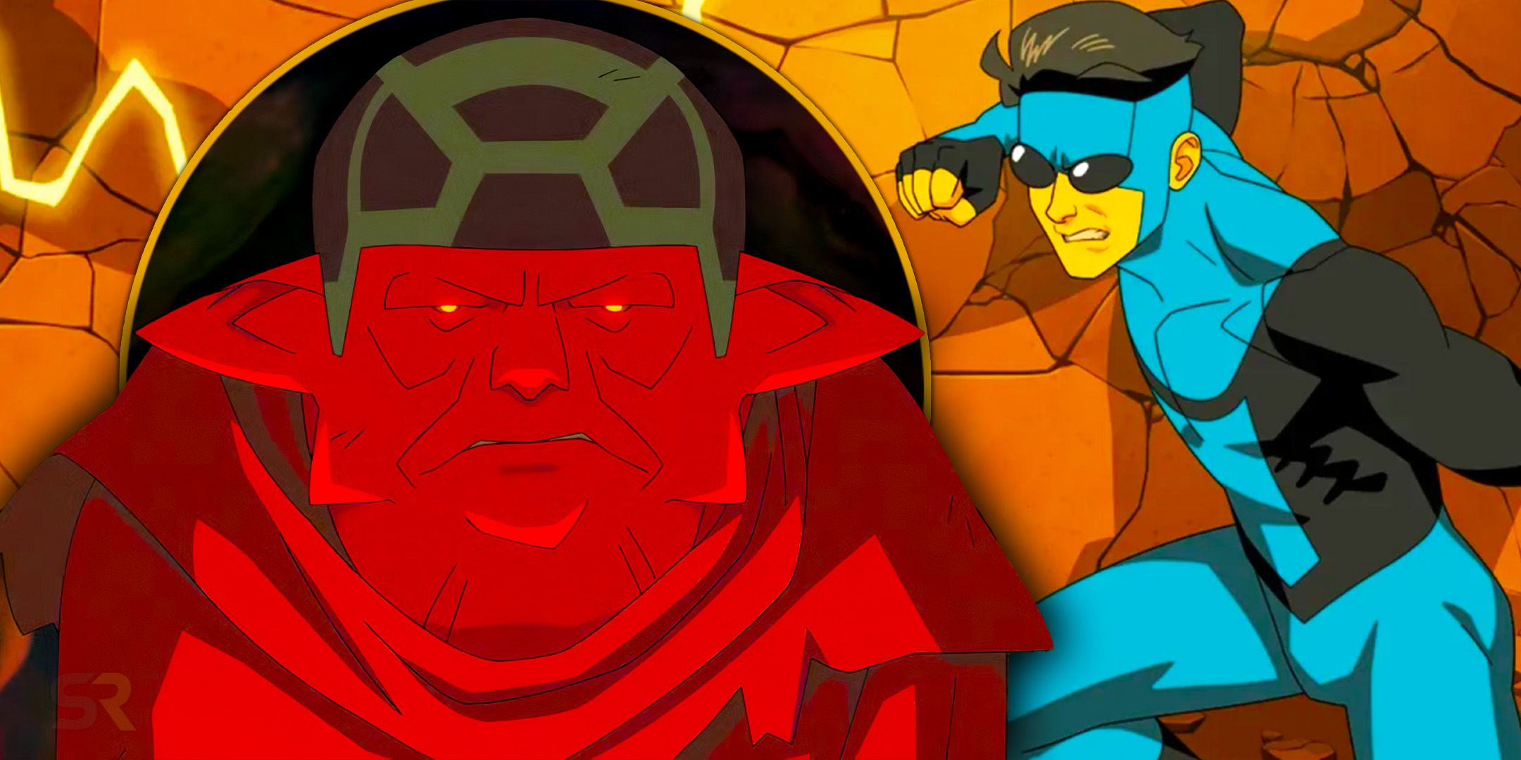 Satan and Invincible in Invincible Season 3