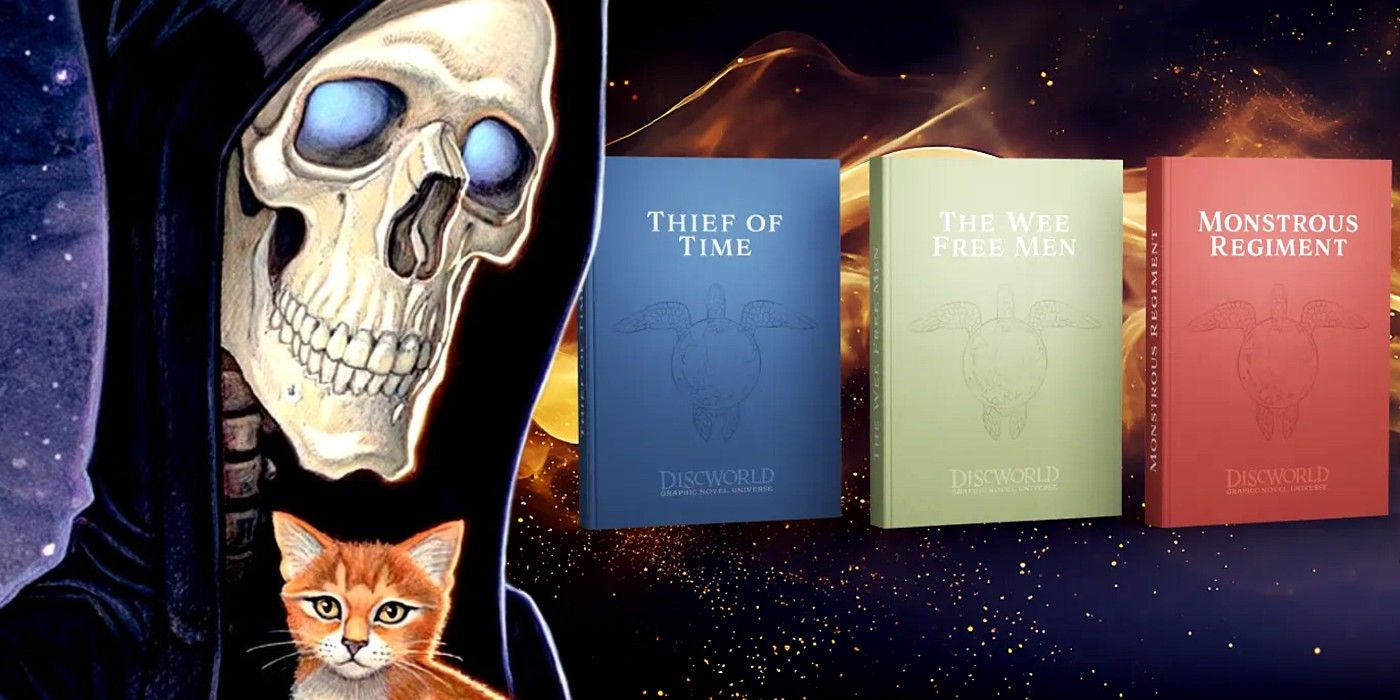discworld's death with new graphic novels