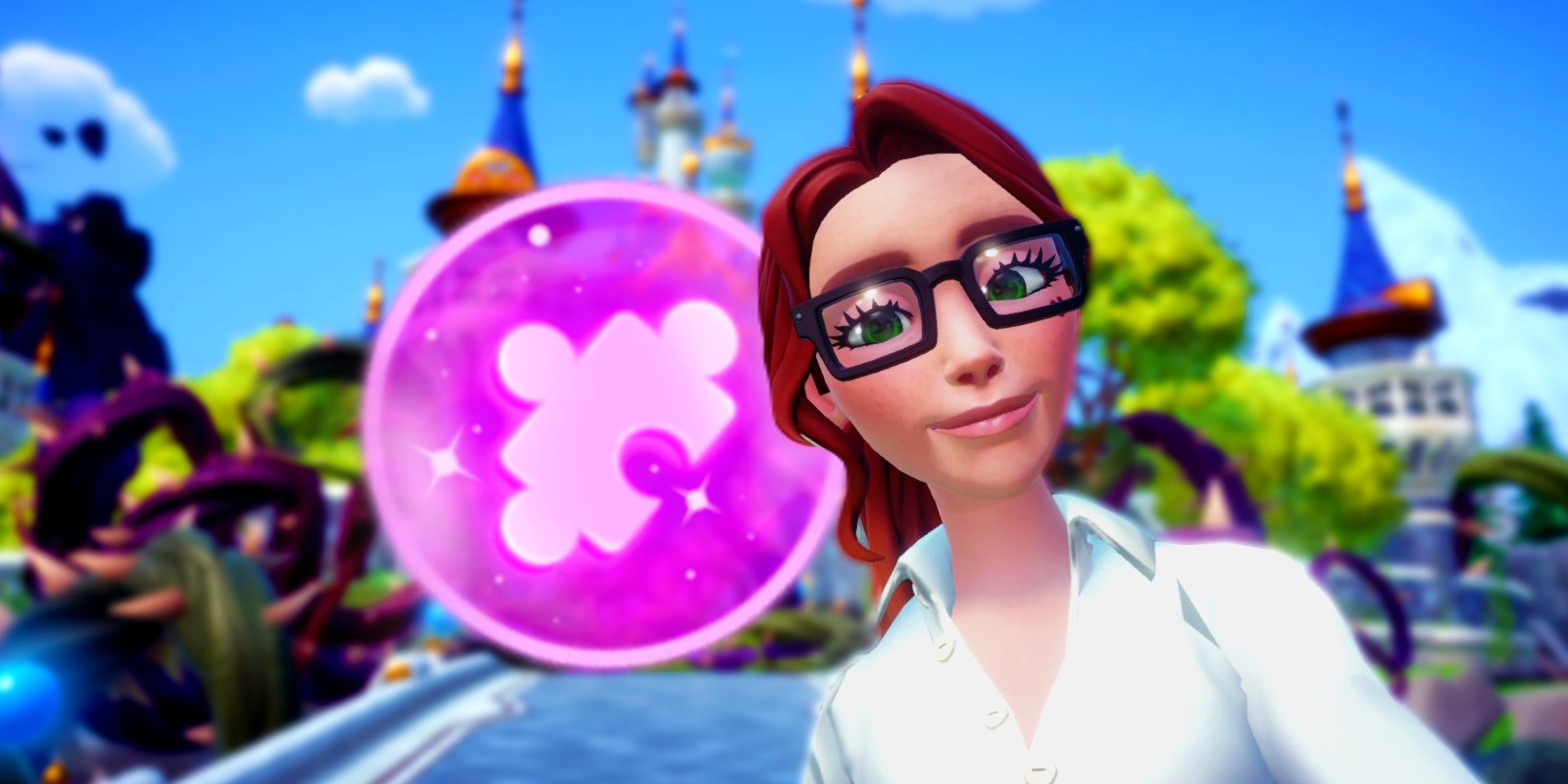 Disney Dreamlight Valley character with a memory shard