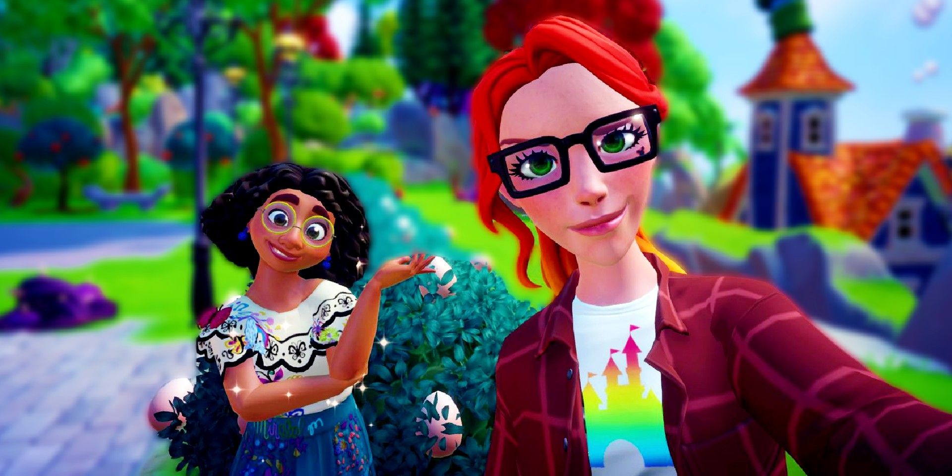 Disney Dreamlight Valley character with Maribel from encanto