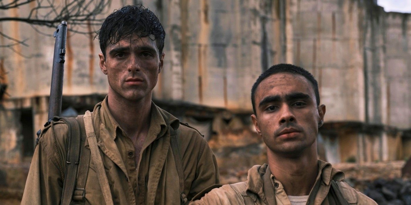 Dorrigo and Frank in "The Narrow Road to the Deep North"