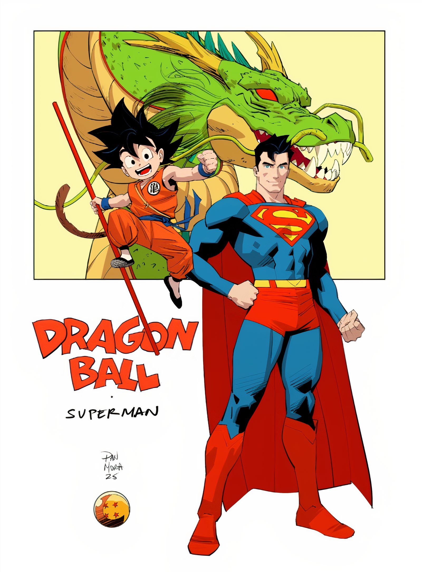 Dragon Ball superman Goku dan mora