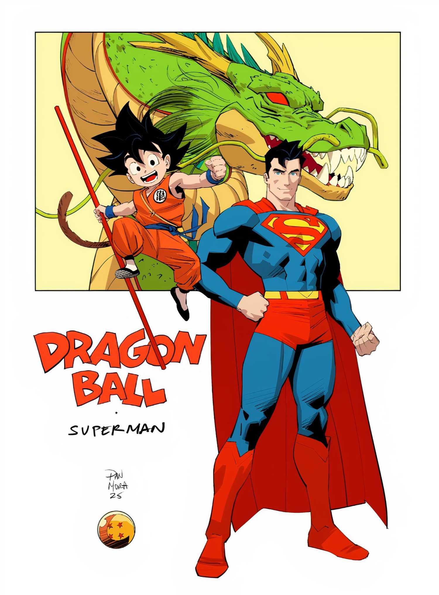 Dragon Ball superman Goku dan mora