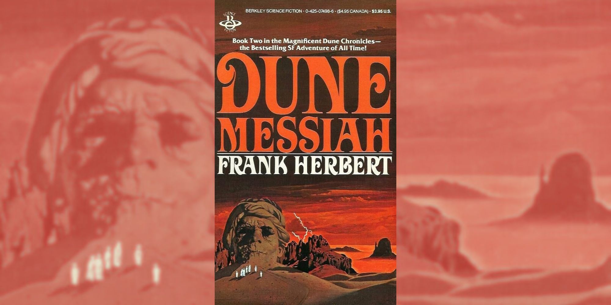 Dune Messiah by Frank Herbert cover