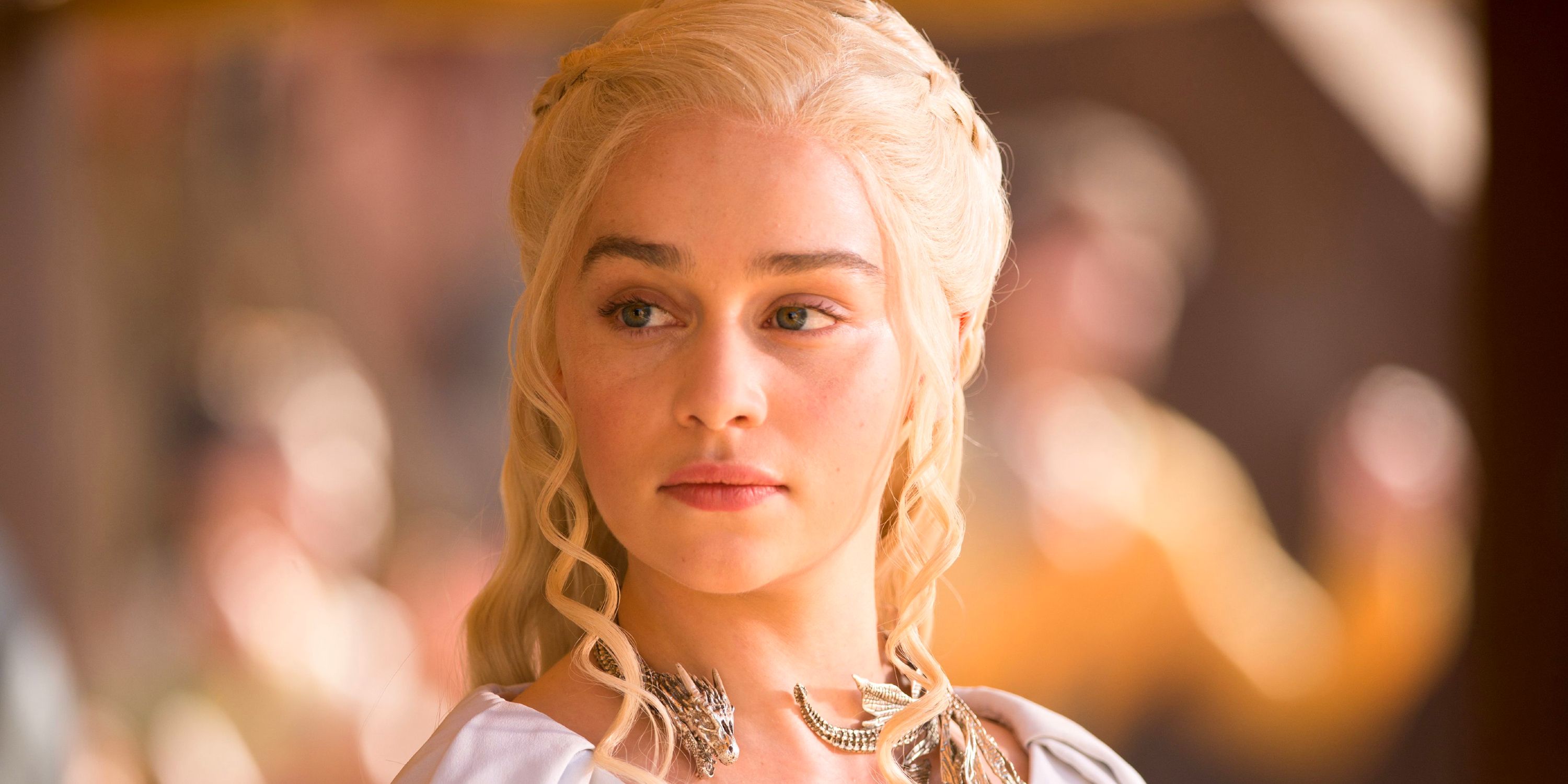 Emilia Clarke as Daenerys Targaryen in Game of Thrones season 5