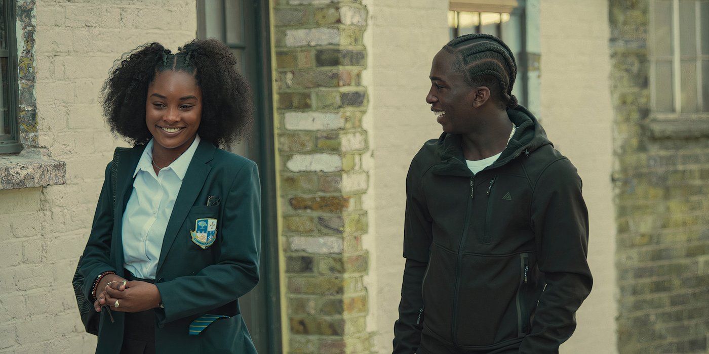 Erin walking with Stef in Top Boy