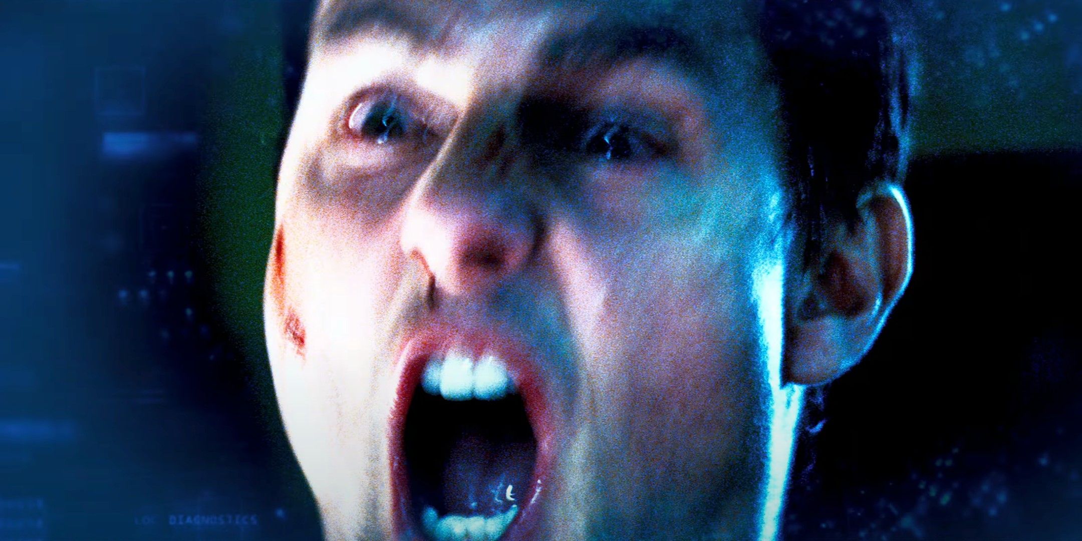 Ethan screaming as fake Julia dies in Mission: Impossible III, as shown in a vision from the Entity in Mission: Impossible - The Final Reckoning
