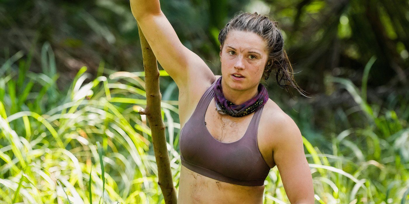 Eva Erickson camminando nella giungla