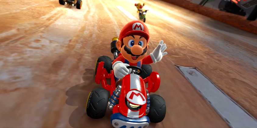 Mario on the Standard Kart