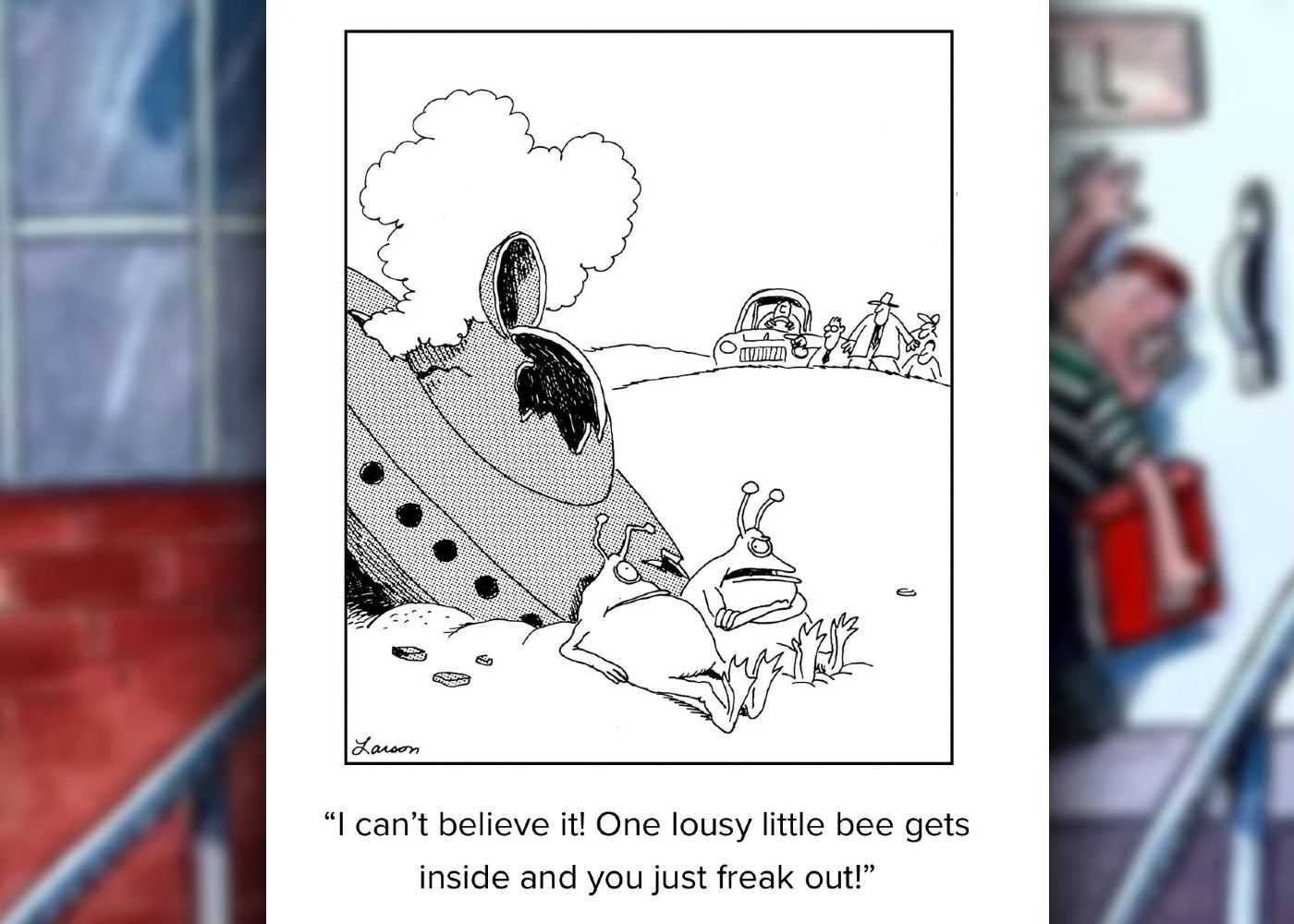 far side alien accident comic