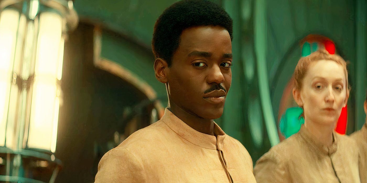Ncuti Gatwa as the Fifteenth Doctor smirking in Doctor Who season 15