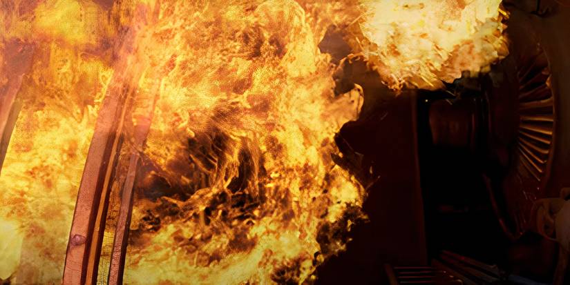 Fire is in the Screamboat trailer