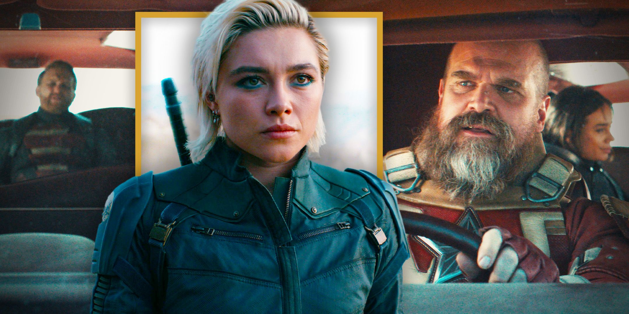 Florence Pugh as Yelena Belova in Marvel Studios' Thunderbolts*