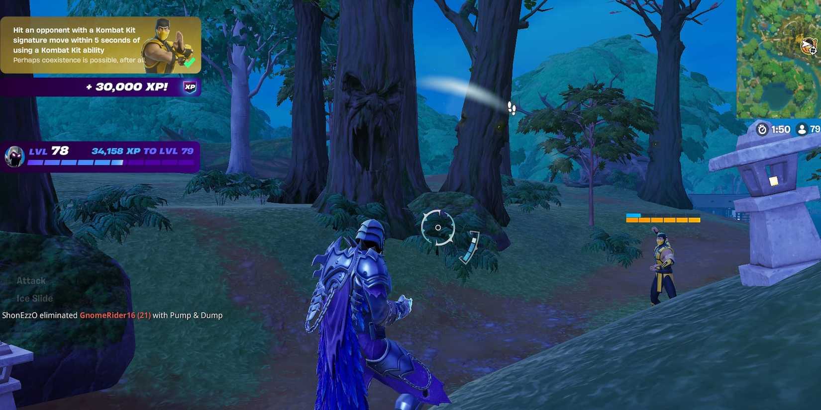 Fortnite Kombat Kit, fighting Scorpion