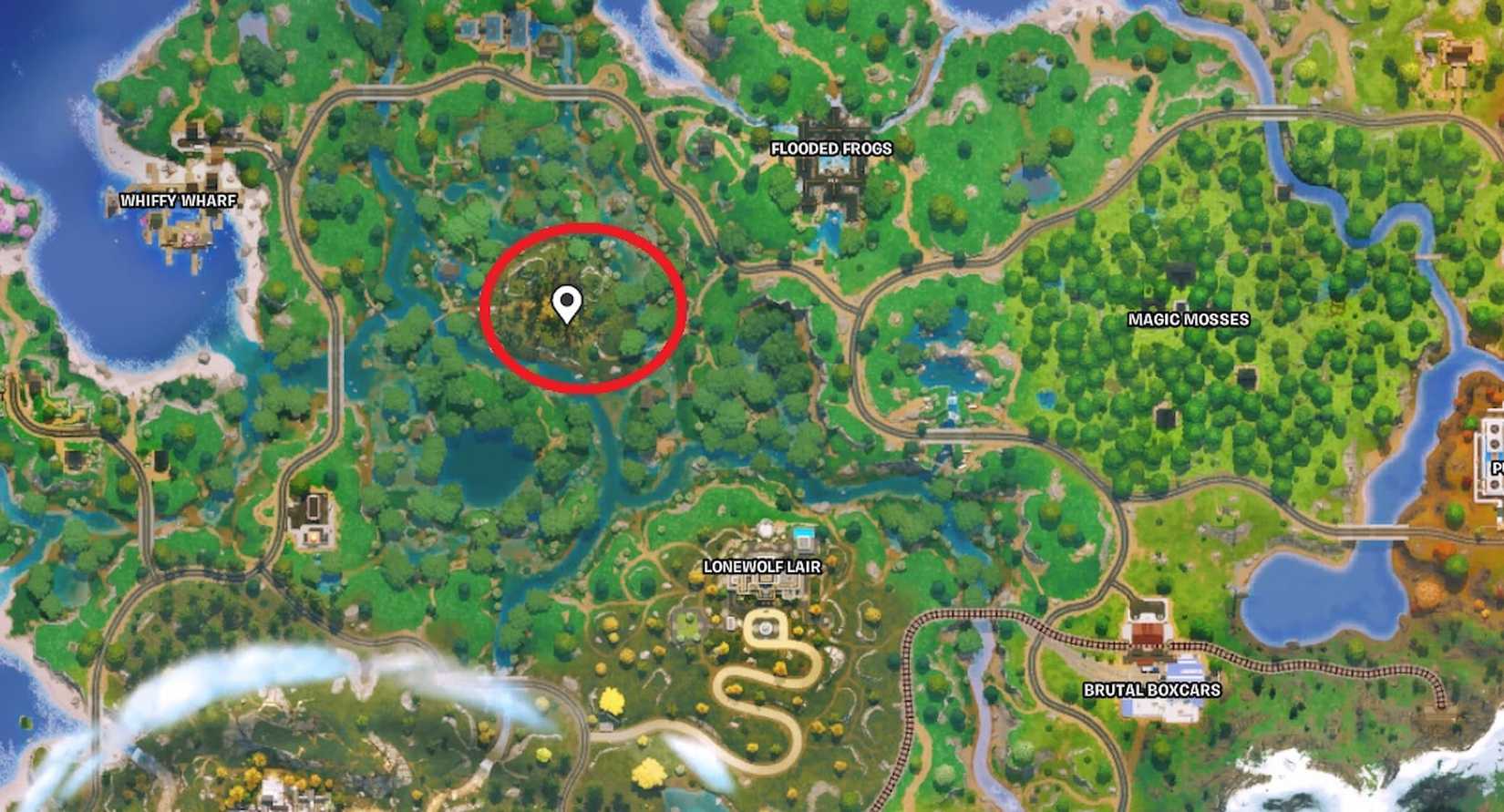 Fortnite Living Forest location