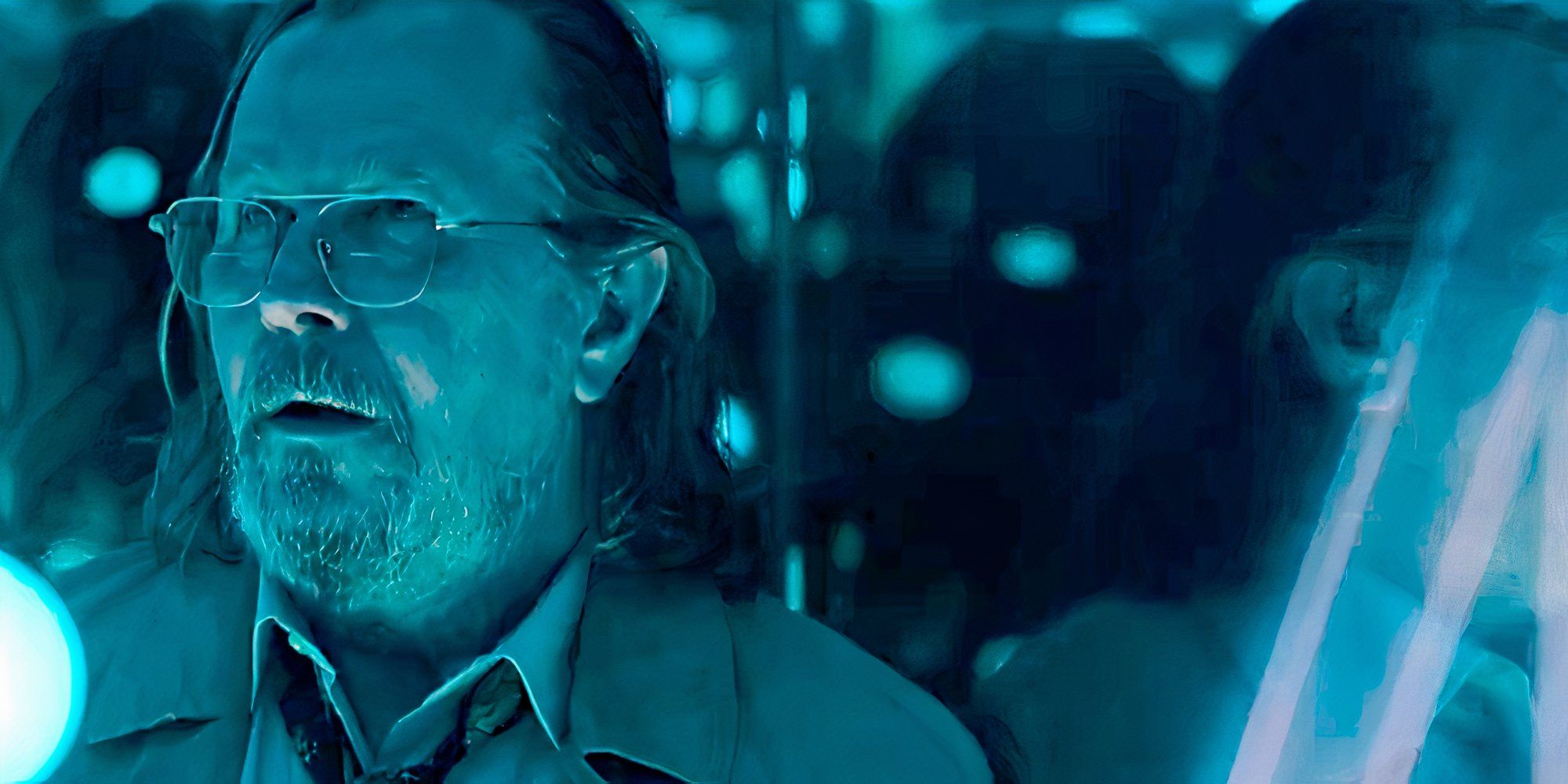 Gary Oldman looks stunned in a scene from Slow Horses season 5