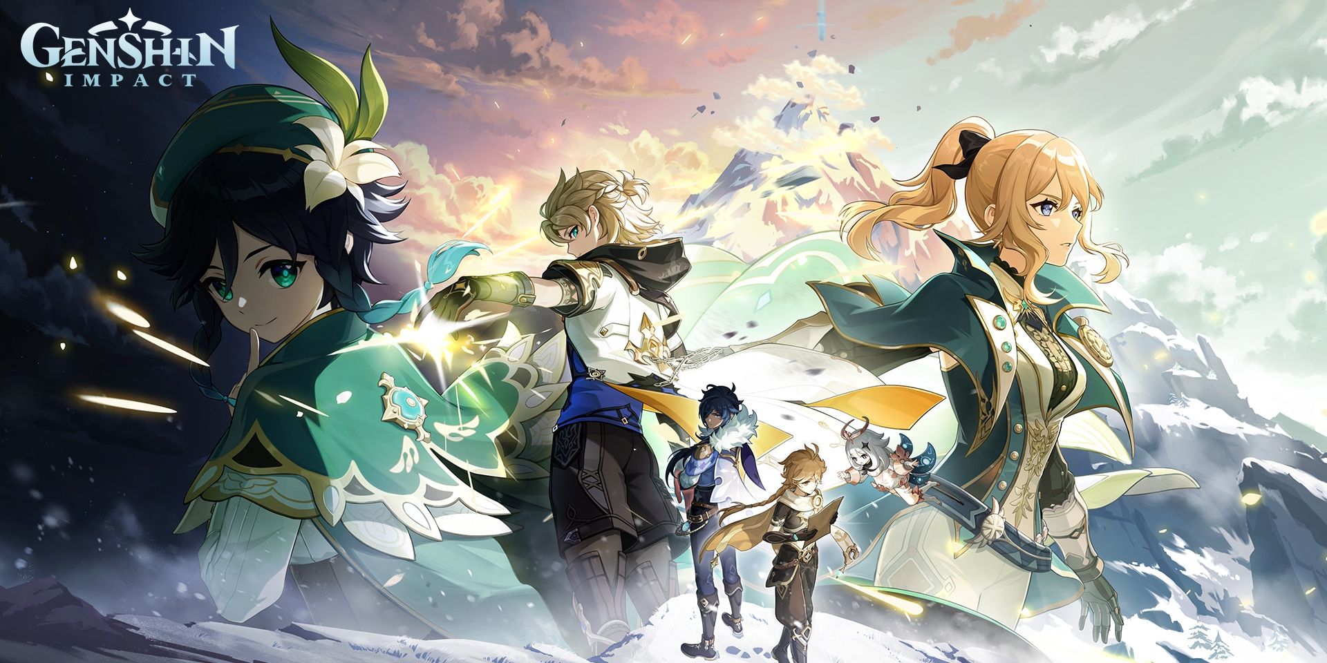 Genshin Impact&rsquo;s Mondstadt Characters are assembled around Dragonspine.