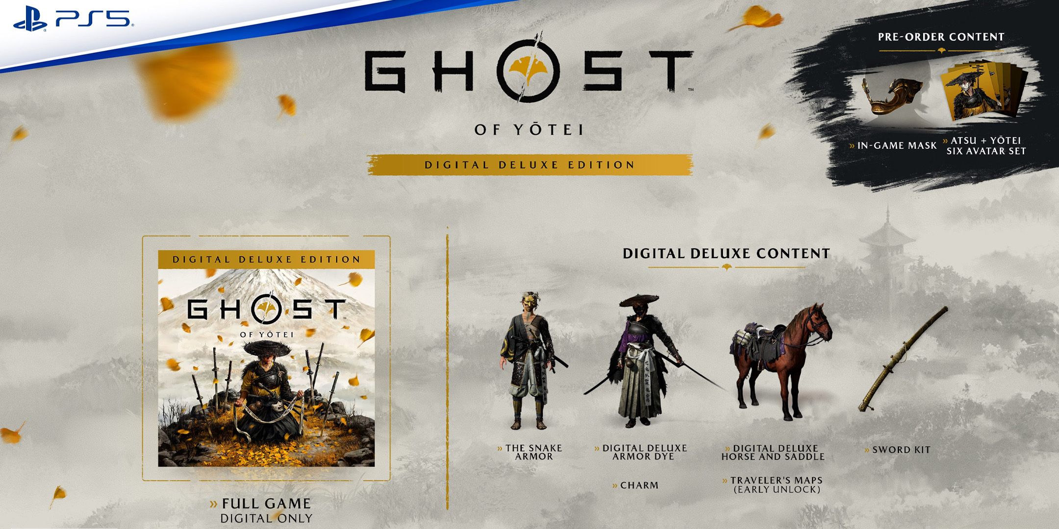 Sony has confirmed Ghost of Yōtei releases on October 2