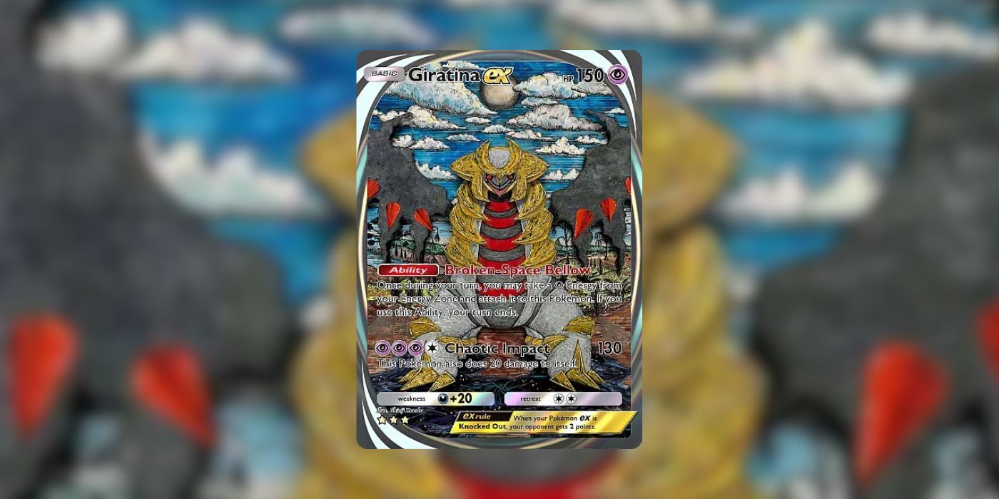 The Giratina ex Immersive Rare card from Pokémon TCG Pocket.
