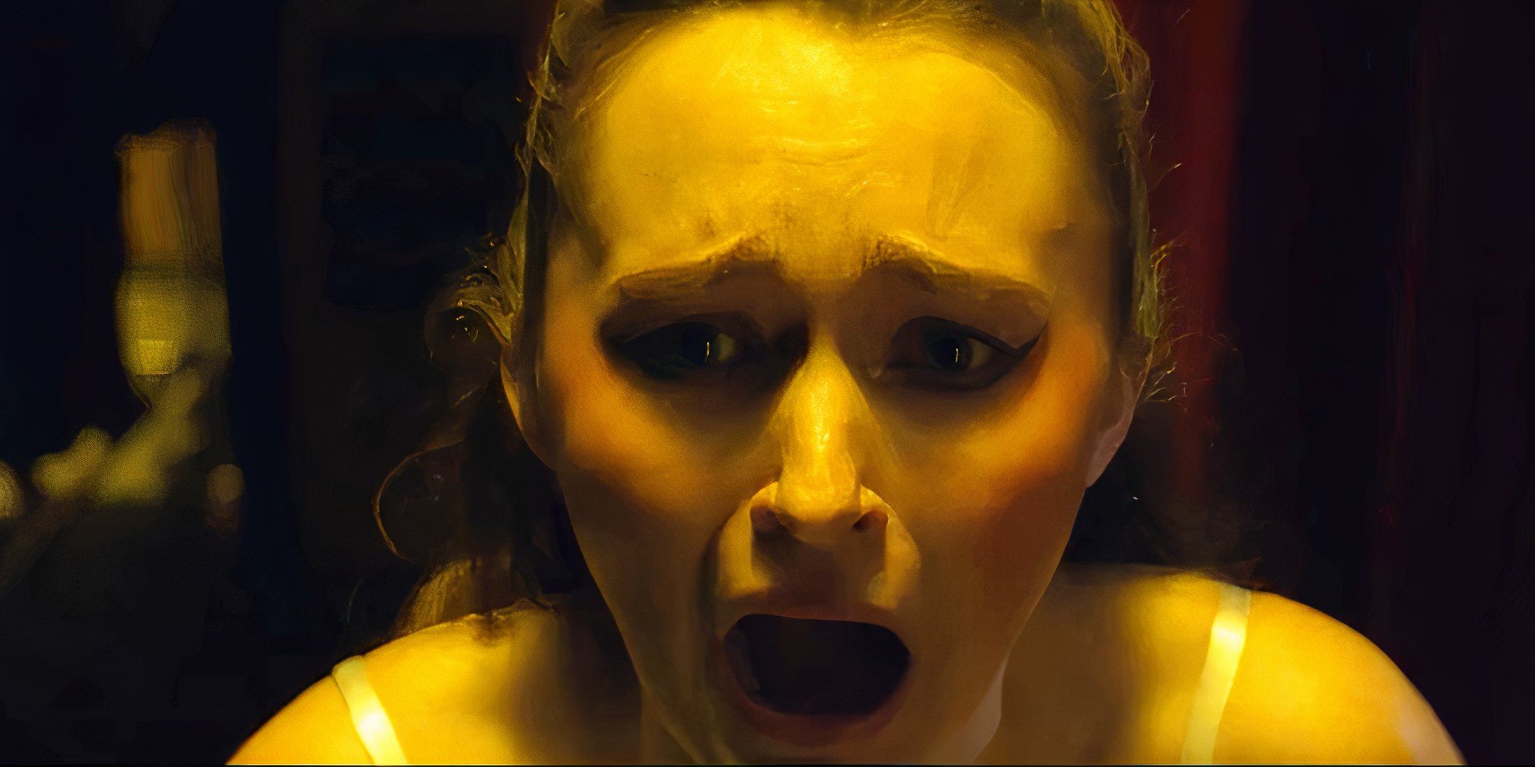 Girl screaming in Fear Street Prom Queen