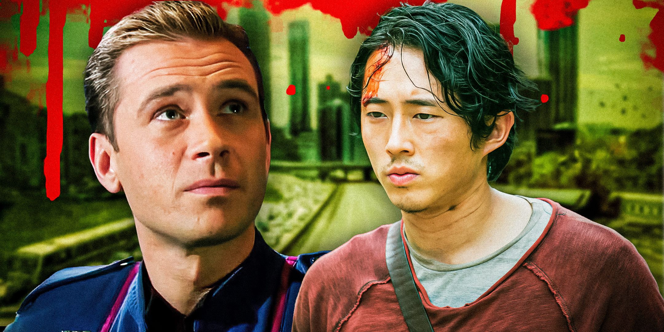 Trip Tucker from Star Trek Enterprise and Glenn from The Walking Dead