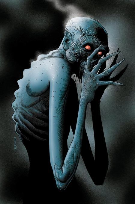 Absolute Mr Freeze looking like a skinny zombie in shadow