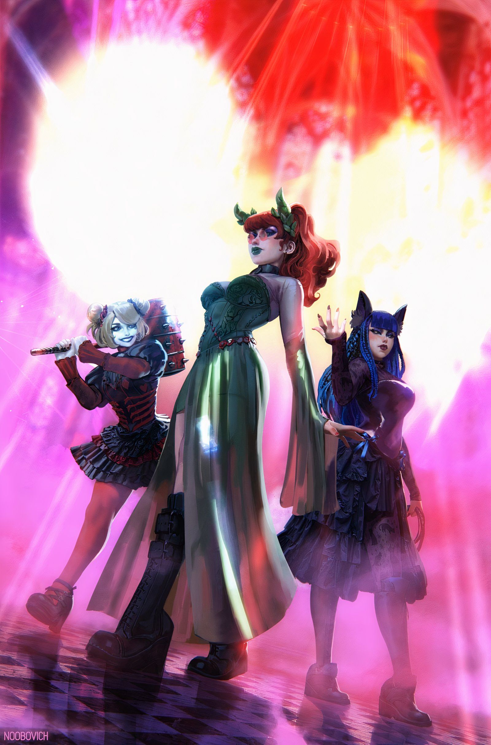 Gotham Bity Sirens Unfit for orbit #1 variant cover