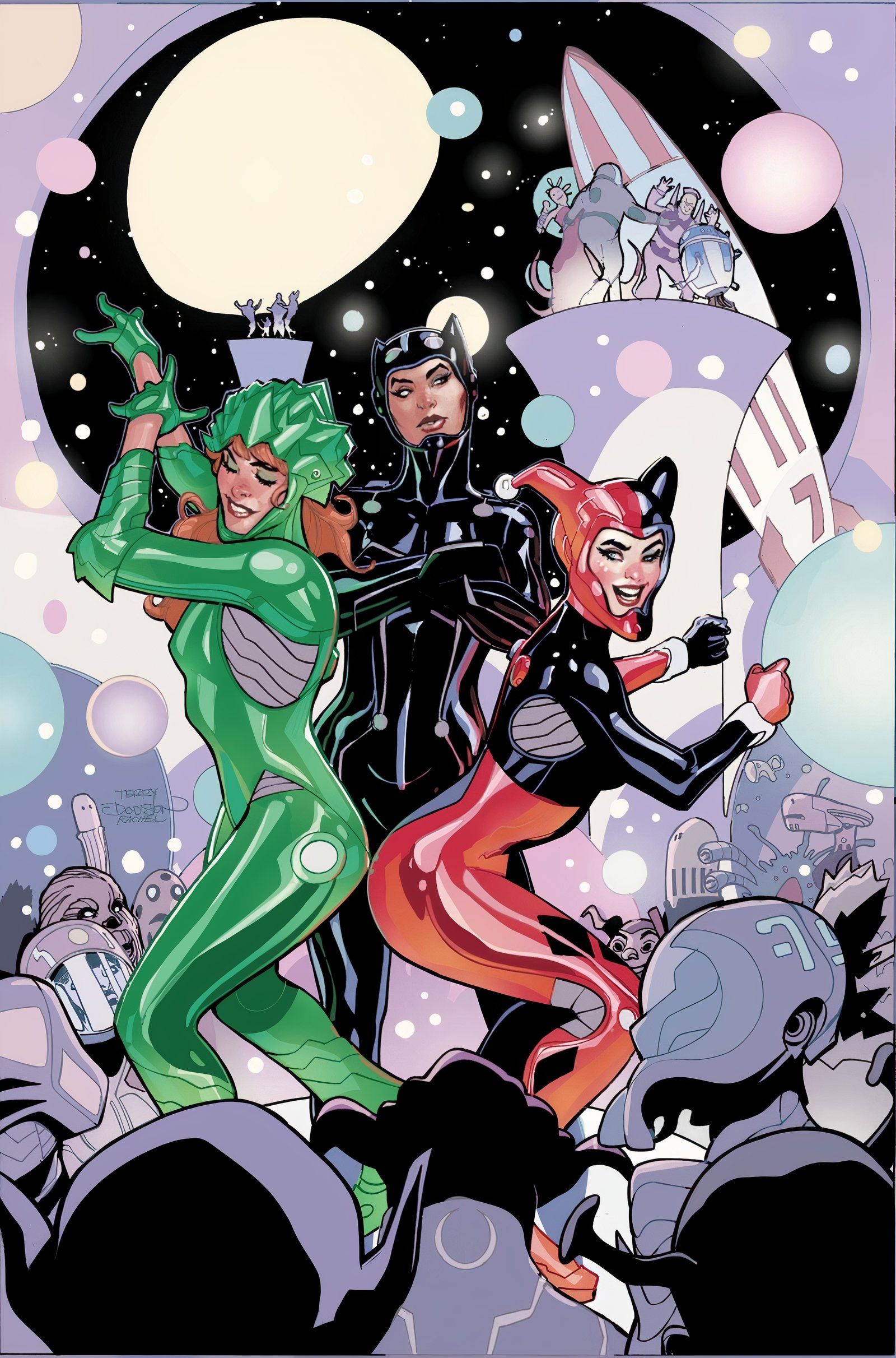 Gotham City Sirens Out of Orbit #1 main cover