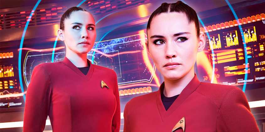Hero shots of Christina Chong as La'an in Star Trek Strange New Worldss