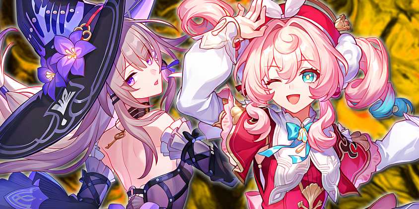 Honkai Star Rail's Hyacine and The Herta pose next to each other.