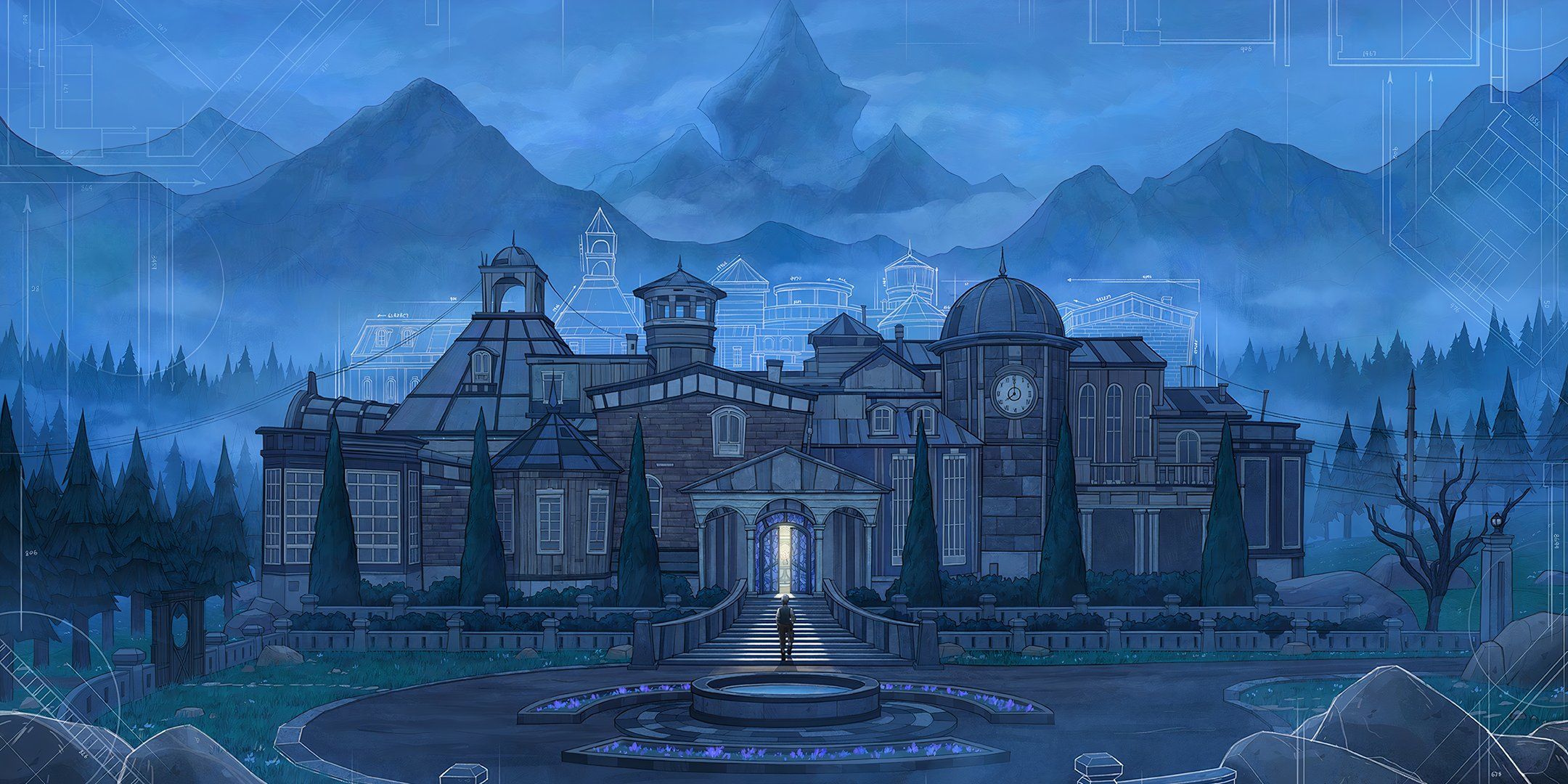 Blue Prince Mansion, Landscape