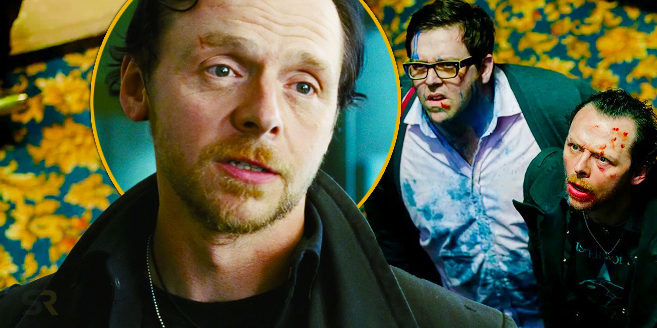 Nick Frost and Simon Pegg in World's End