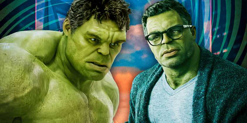 Hulk in The Avengers 2012 and Smart Hulk in Avengers Endgame