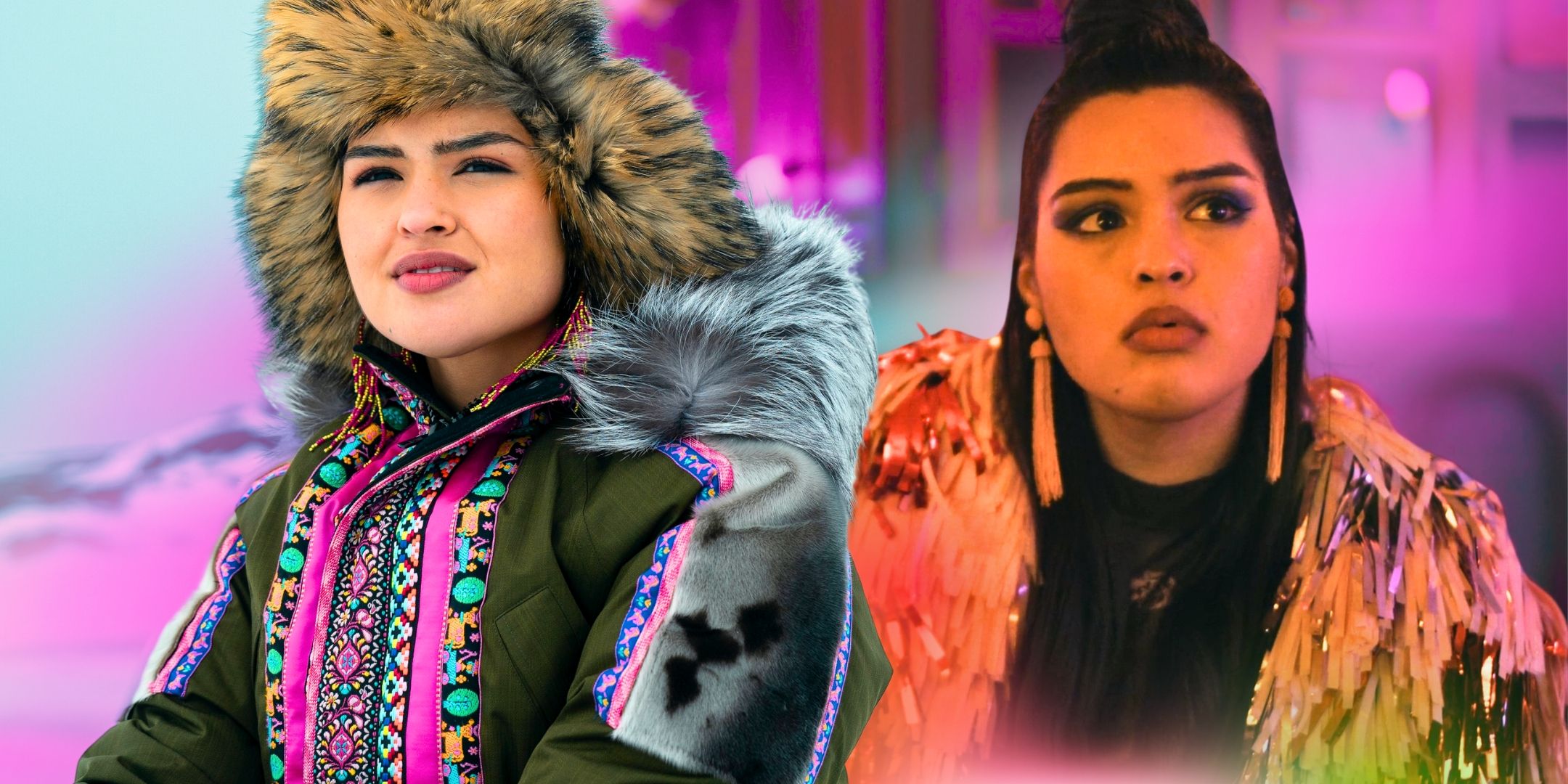 Anna Lambe as Siaja in episode 101 of North of North