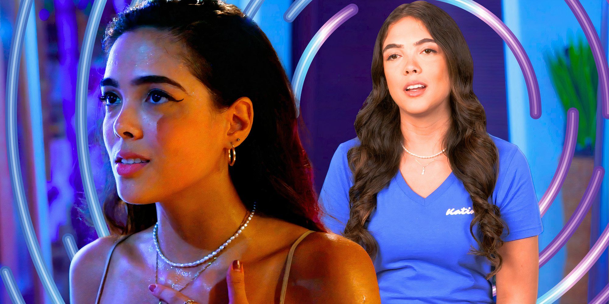 montage of Below Deck Down Under Season 3&rsquo;s Marina Marcondes de Barros looking upset in two poses
